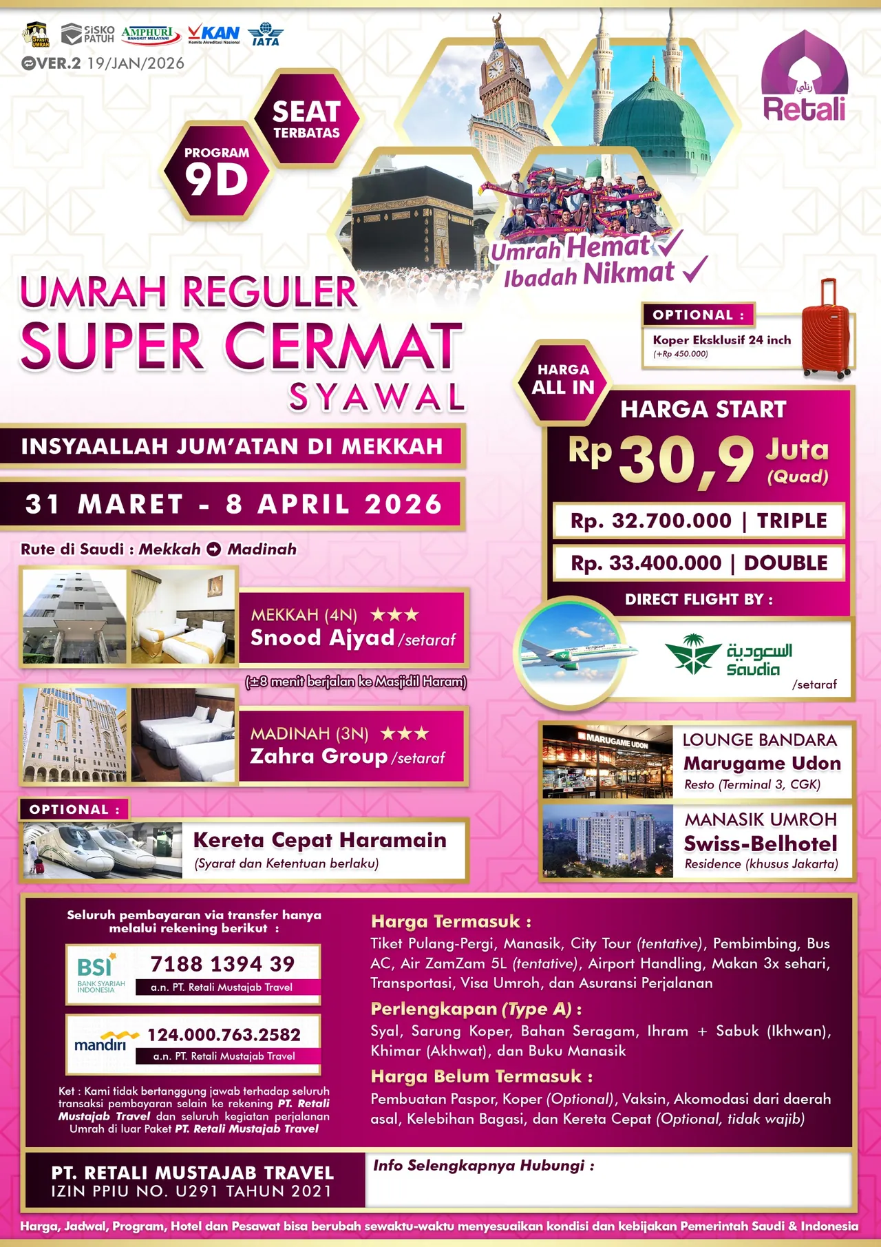 Umrah Super Cermat Syawal